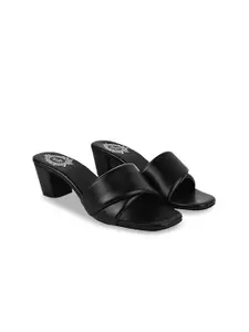 FABBMATE Women Set Of 2 Embellished Block Heels Sandals