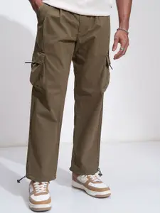 HIGHLANDER Men Comfort Straight Fit Cotton Cargos