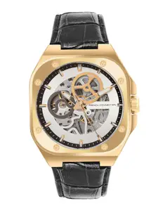 French Connection Men Skeleton Bracelet Style Straps Mechanical Watch FCA14BL