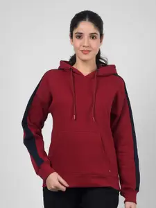 Numero Uno Striped Hooded Oversized Sweatshirt