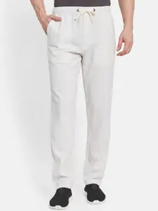 Octave Men Cotton Mid Rise Track Pants