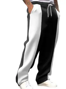 StyleCast x Revolte Men Striped Loose Fit Easy Wash Joggers Trousers