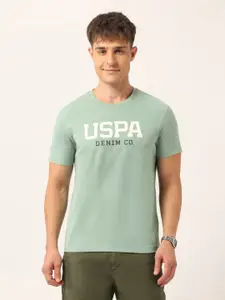 U.S. Polo Assn. Denim Co. Men Brand Logo Printed T-shirt