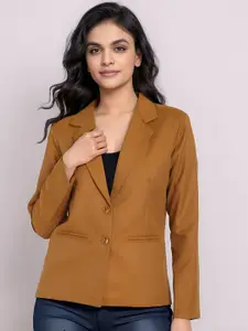 Moda Rapido Notched Lapel Collar Single-Breasted Formal Blazer