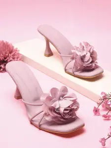 Froh Feet Women Solid Regular Slim Heels Sandals