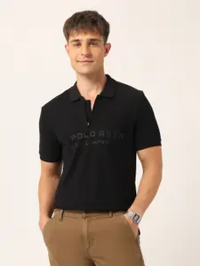 U.S. Polo Assn. Denim Co. Men Brand Logo Printed Polo Collar T-shirt