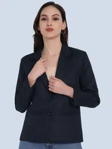 Moda Rapido Notched Lapel Collar Single-Breasted Formal Blazer