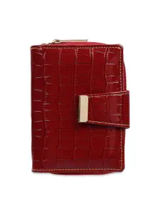TnW Women Checked Two Fold Wallet