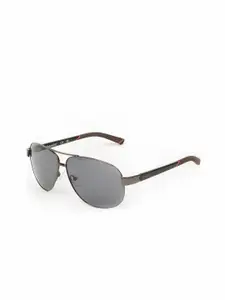 Timberland Men Metal Full Rim Aviator Sunglasses