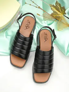 Zebba Women Open Toe Flats with Bows