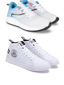 DRACKFOOT Men Running Non-Marking Shoes