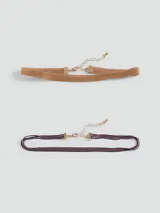 MANGO Set of 2 Choker Necklace
