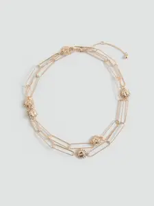 MANGO Intertwined Necklace