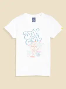 Allen Solly Junior Boys Graphic Printed Cotton T-shirt