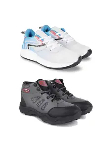 DRACKFOOT Men Running Non-Marking Shoes