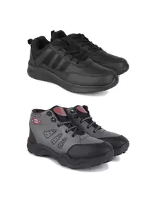 DRACKFOOT Men Running Non-Marking Shoes