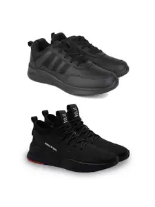 DRACKFOOT Men Running Non-Marking Shoes