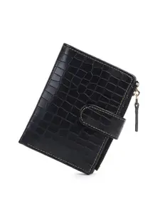 TnW Women Checked Two Fold Wallet