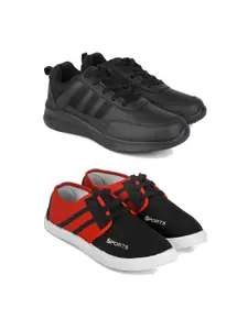 DRACKFOOT Men Running Non-Marking Shoes