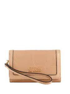 GUESS Women EASTHAMPTON Textured Two Fold Wallet