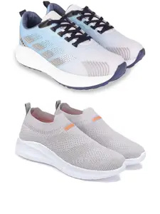 DRACKFOOT Men Running Non-Marking Shoes