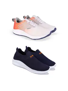 DRACKFOOT Men Running Non-Marking Shoes