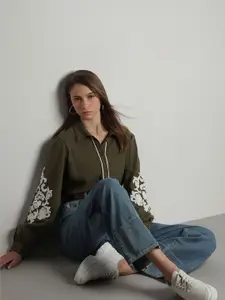 Vero Moda Embroidered Cotton Shirt Style Top