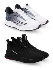 DRACKFOOT Men Running Non-Marking Shoes