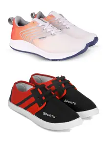 DRACKFOOT Men Running Non-Marking Shoes