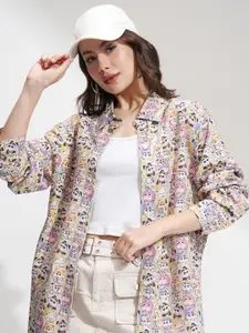 Tokyo Talkies Women Comfort Printed Casual Shirt