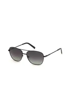 Timberland Men Metal Full Rim Aviator Sunglasses