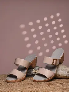 Bata comfit Women Solid Regular Open Toe Block Heels Sandals