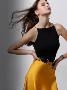 VERO MODA Solid Fitted Top