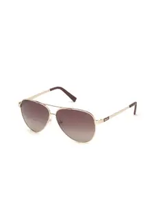 Timberland Men Metal Full Rim Aviator Sunglasses