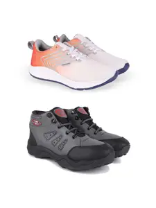 DRACKFOOT Men Running Non-Marking Shoes