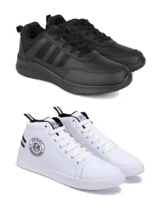 DRACKFOOT Men Running Non-Marking Shoes