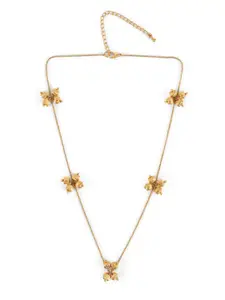 CORSICA Brass Gold-Plated Handcrafted Necklace