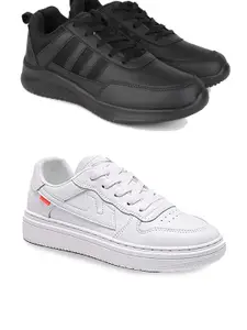 DRACKFOOT Men Running Non-Marking Shoes