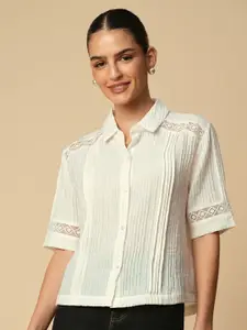 Chemistry Women Striped Casual Shirt