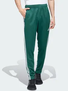 ADIDAS Men Brand Logo Printed Mid Rise Track Pants