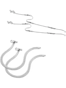 Heer Collection Set Of 2 Anklets