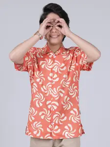 Cantabil Boys Original Floral Printed Casual Shirt
