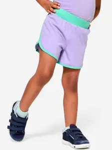 Domyos By Decathlon Kids' Boys Solid Adjustable Babygym Shorts