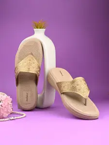 DressBerry Women Embellished Open Toe Flats