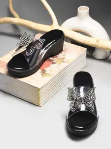 Froh Feet Women Western - Embellished Platform Heels Sandals