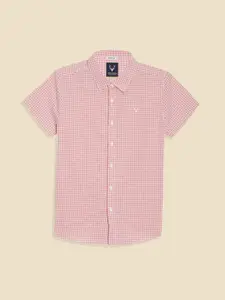 Allen Solly Junior Boys Micro Checks Checked Casual Shirt