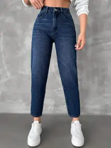 DressBerry Women Comfort Mom Fit Mid-Rise Stretchable Jeans