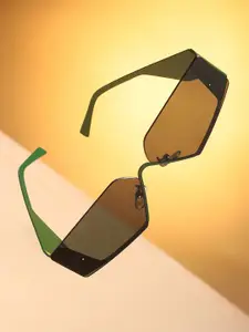 HAUTE SAUCE by  Campus Sutra Women Green Sunglasses