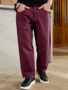 WROGN Men Comfort Wide Leg Mid-Rise Jeans