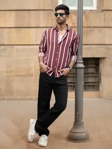 Powerlook Men Striped Casual Shirt